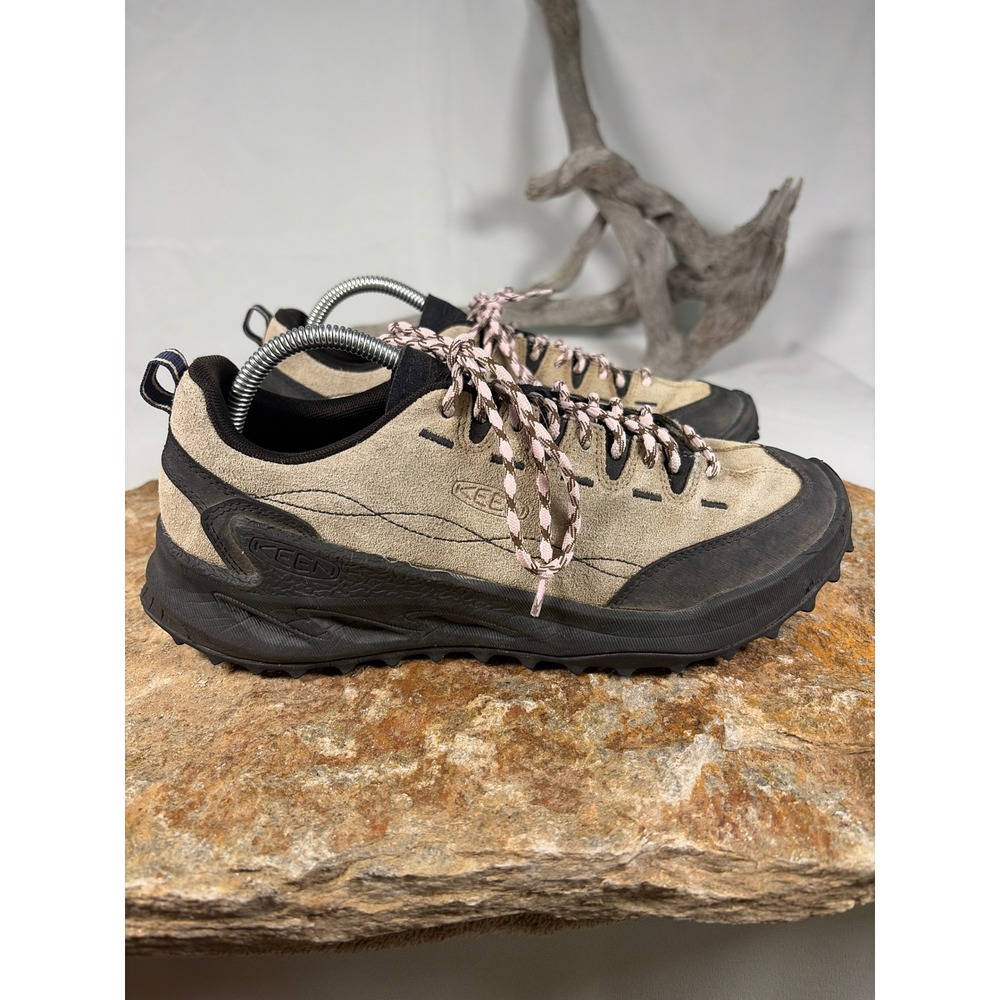 Keen Jasper Rocks SP Tan Black Suede Hiking Sneakers Mens 11 1030399